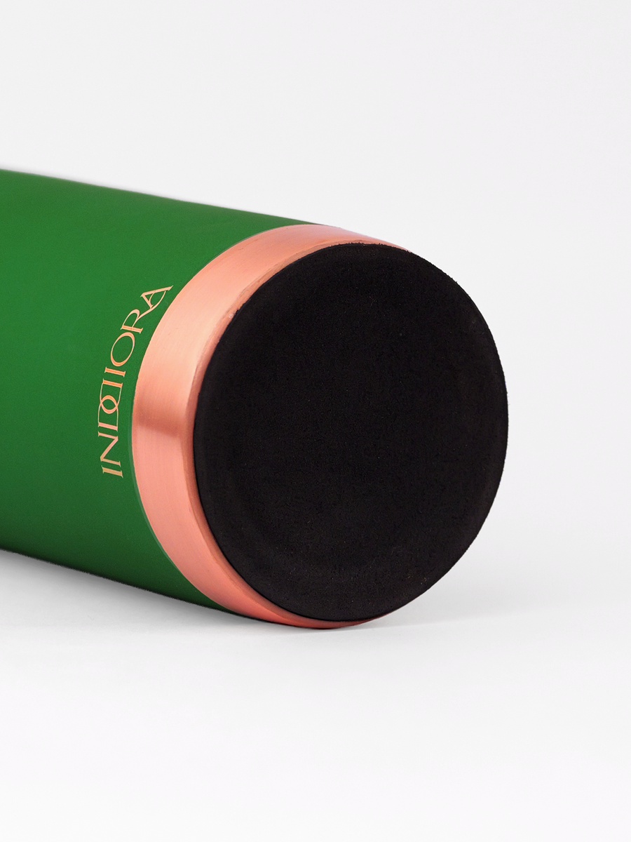 Pure Copper Water Bottle | Silk Matte Finish | for Home, Office, Gym & Travel