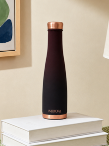 Pure Copper Water Bottle |  Silk Matte Finish | for Home, Office, Gym & Travel