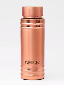 Inddiora Pure Copper Water Bottle 500 ml Ring Design 500 ml Copper Bottle